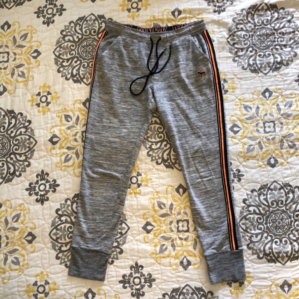 Pink Victoria Secret jogger pants size small